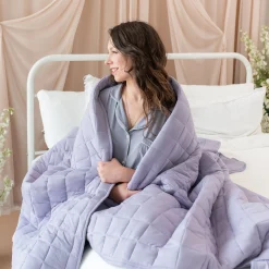 Sale Kyte Baby Adult Quilted Blanket in 3.5 Taro