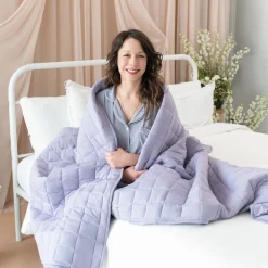 Sale Kyte Baby Adult Quilted Blanket in 3.5 Taro