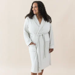 Discount Kyte Baby Adult Robe in Oat