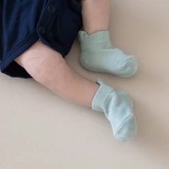 Outlet Kyte Baby Ankle Socks Combo 5-Pack in Neutral Neutral: Cloud/Oat/Storm/Sage/Midnight