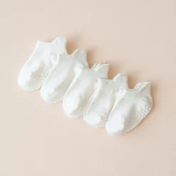 Best Kyte Baby Ankle Socks Combo 5-Pack in Cloud