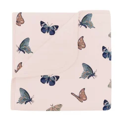 Sale Kyte Baby Baby Blanket in 1.0 Blush Butterfly