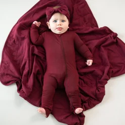 Kyte Baby Baby Blanket in 1.0 Burgundy