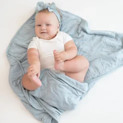 Outlet Kyte Baby Baby Blanket in 1.0 Fog