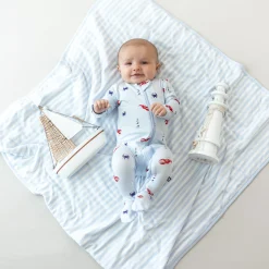 Discount Kyte Baby Baby Blanket in 1.0 Small Mist Stripe