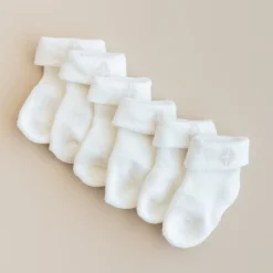 New Kyte Baby Baby 3-Pack Socks in Cloud