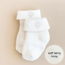 New Kyte Baby Baby 3-Pack Socks in Cloud