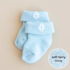 Best Kyte Baby Baby 3-Pack Socks in Cool Cool Set: Cloud/Stream/Tahoe