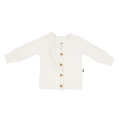 Hot Kyte Baby Bamboo Jersey Cardigan in Oat