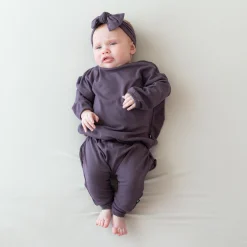 Hot Kyte Baby Bamboo Jersey Harem Pants in Currant