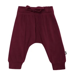 Kyte Baby Bamboo Jersey Harem Pants in Burgundy