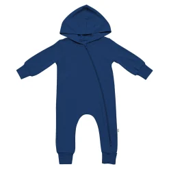Best Kyte Baby Bamboo Jersey Hooded Zippered Romper in Tahoe