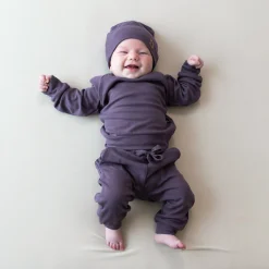 Outlet Kyte Baby Bamboo Jersey Jogger Set in Currant