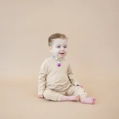 Discount Kyte Baby Bamboo Jersey Jogger Set in Bisque