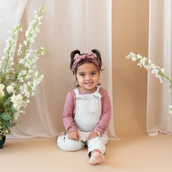 Sale Kyte Baby Bamboo Jersey Overall in Oat