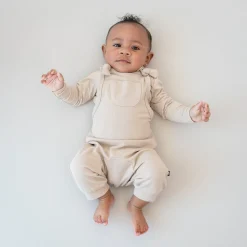 Kyte Baby Bamboo Jersey Overall in Bisque