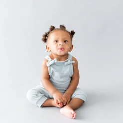 Outlet Kyte Baby Bamboo Jersey Overall in Fog