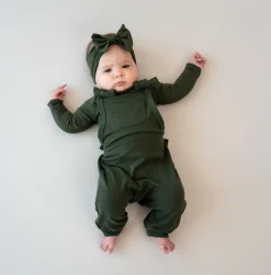 Online Kyte Baby Bamboo Jersey Overall in Fir