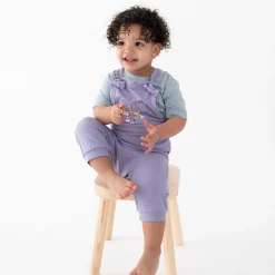 Outlet Kyte Baby Bamboo Jersey Overall in Taro