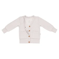 Online Kyte Baby Bamboo Jersey Toddler Cardigan in Oat