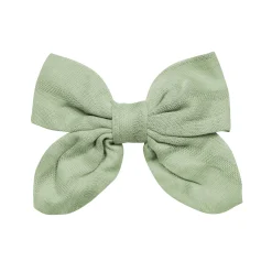 Outlet Kyte Baby Bamboo Muslin Alligator Clip Bow in Jojoba