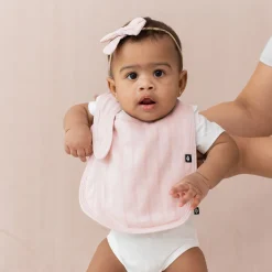 Best Kyte Baby Bamboo Muslin Bib in Blush