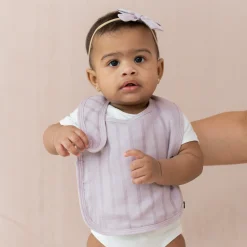 Discount Kyte Baby Bamboo Muslin Bib in Wisteria