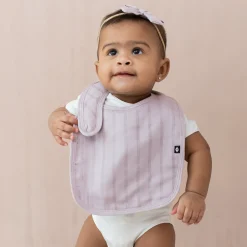 Discount Kyte Baby Bamboo Muslin Bib in Wisteria