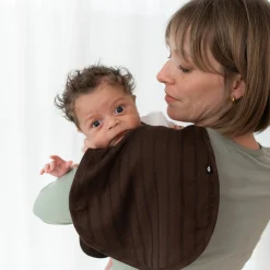 Clearance Kyte Baby Bamboo Muslin Burp Cloth in Espresso