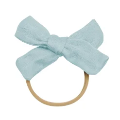 Clearance Kyte Baby Bamboo Muslin Medium Bow in Mist