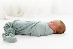 Best Kyte Baby Bamboo Muslin Swaddle Blanket in Mist