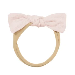 Discount Kyte Baby Bamboo Muslin Tiny Bow in Blush
