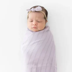 Online Kyte Baby Bamboo Muslin Tiny Bow in Wisteria