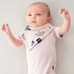 Outlet Kyte Baby Bib in Blush Butterfly