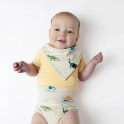 Outlet Kyte Baby Bib in Ecru Roar