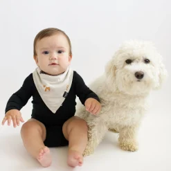Outlet Kyte Baby Bib in Fluffy Dog