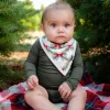 Clearance Kyte Baby Bib in Holiday Bow