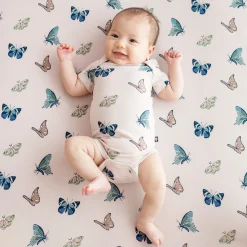 Discount Kyte Baby Bodysuit in Blush Butterfly