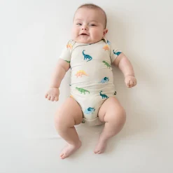 Clearance Kyte Baby Bodysuit in Ecru Roar