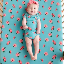 Discount Kyte Baby Bodysuit in Hibiscus