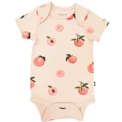Hot Kyte Baby Bodysuit in Peach