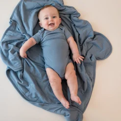 Online Kyte Baby Bodysuit in Slate
