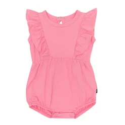 Online Kyte Baby Bubble Romper in Guava