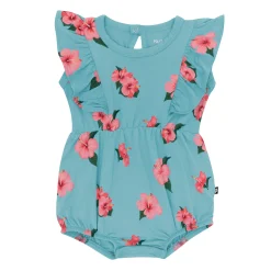 Kyte Baby Bubble Romper in Hibiscus