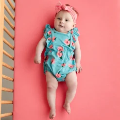 Kyte Baby Bubble Romper in Hibiscus