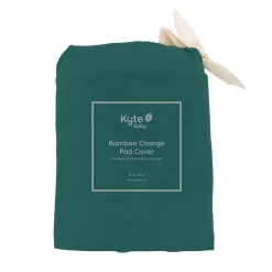 New Kyte Baby Change Pad Cover in Emerald