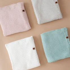 Clearance Kyte Baby Chunky Knit Baby Blanket in Sage