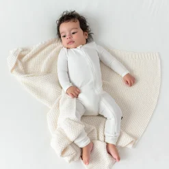 Best Kyte Baby Chunky Knit Baby Blanket in Cloud
