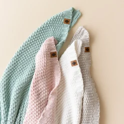 Sale Kyte Baby Chunky Knit Baby Blanket in Blush
