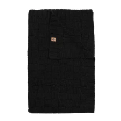 Online Kyte Baby Chunky Knit Basket Weave Toddler Blanket in Midnight